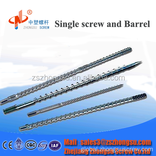 Screw Barrel For Sheet Bimetal extruder screw barrel for plate Factory